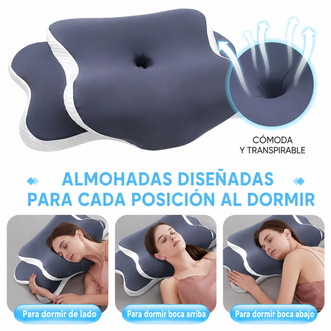 Almohada Cervical Ergonómica Viscoelástica