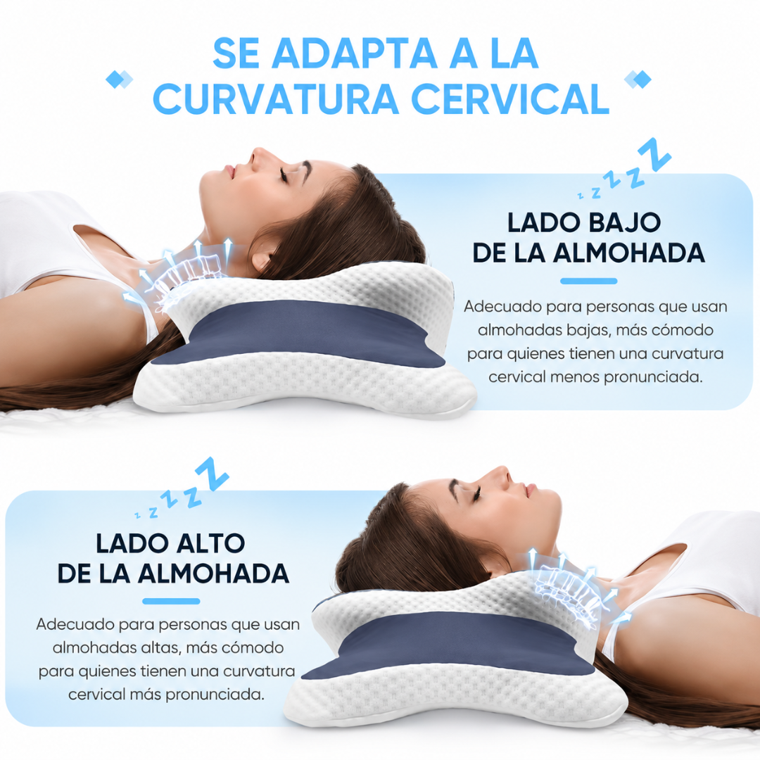 Almohada Cervical Ergonómica Viscoelástica